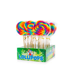 Felko lolly rond spiraal regenboog 20x80gr