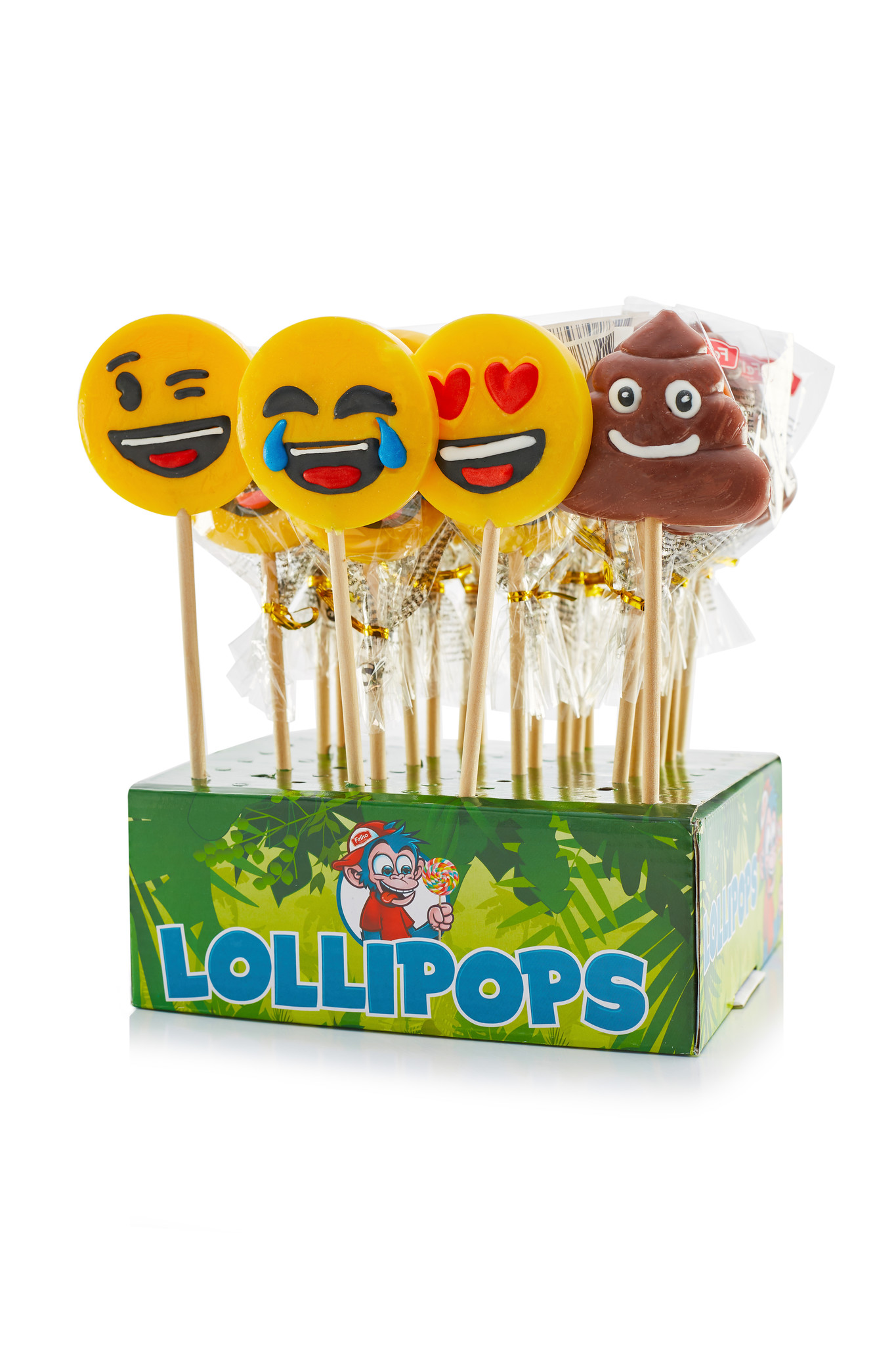 Felko lolly deco emoticons 24x40gr