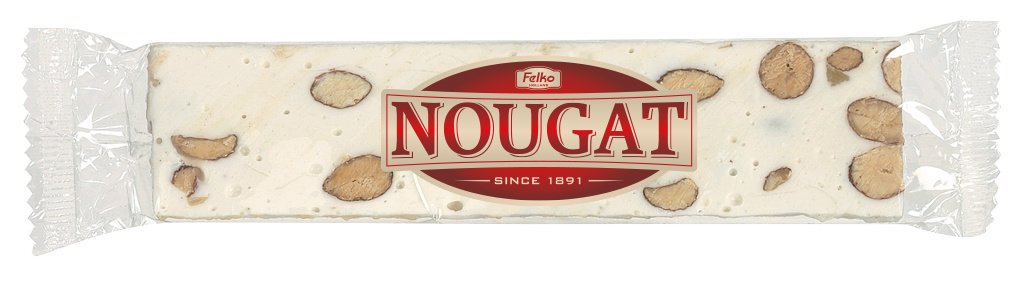 Felko nougat 30x100gr vanille met amandel