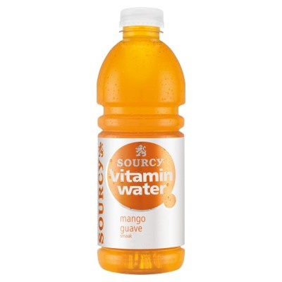 Sourcy 6x50cl vitamin water mango guave (oranje)