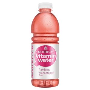 Sourcy 6x50cl vitamin water framboos (roze)