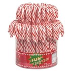 Candy canes wandelstokjes 72x13gr 12,8cm rood/roze/wit