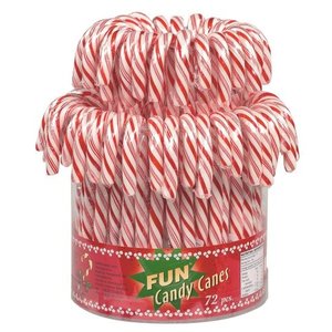 Candy canes 72x13gr 12,8cm rood/roze/wit (THT: 6/10/2026)