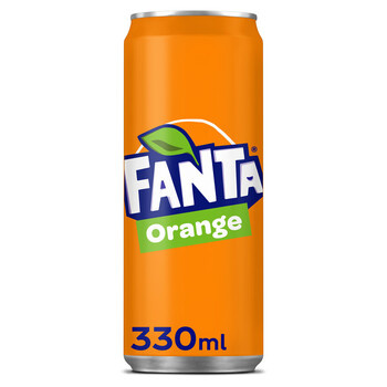 Fanta blik 24x33cl sleek orange