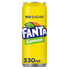 Fanta blik 24x33cl sleek lemon zero