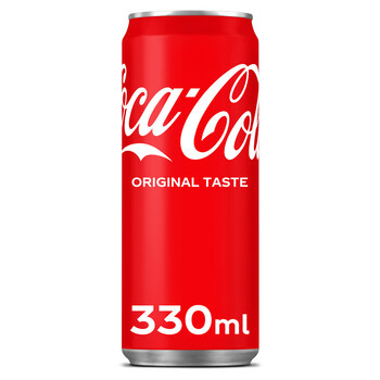 Coca cola blik 24x33cl sleek regular