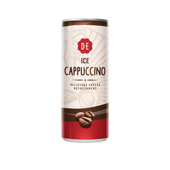 Douwe egberts 12x25cl blik ice cappucino