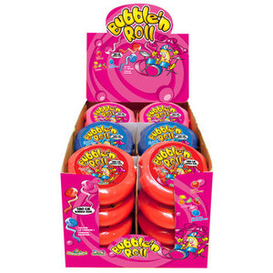 Funnycandy bubble 'n roll bubblegum 24x58gr 180cm