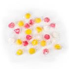 Spekbol (063) verpakt 100x8gr mix (geel,roze,wit)