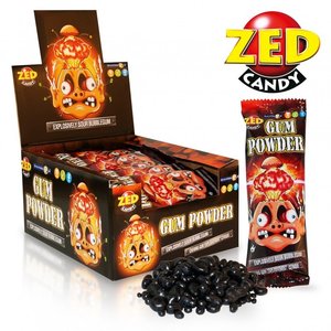 Zed candy 30x35gr gum powder sour bubblegum*