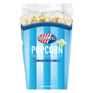 Jimmy's popcorn 6x90gr zout