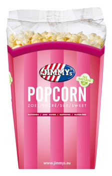 Jimmy's popcorn 6x140gr zoet
