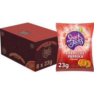 Snack a jacks 8x23gr barbecue paprika