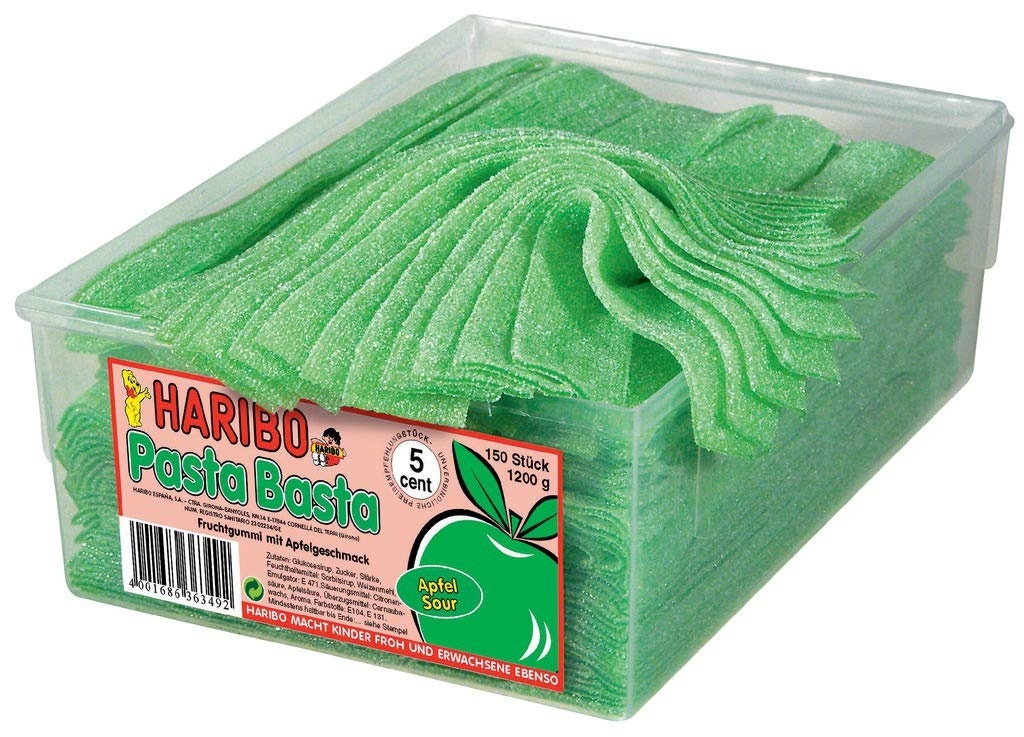 Haribo silo x150 zure matten pasta basta veggie appel