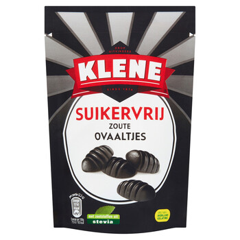 Klene suikervrij 12x110gr zoute ovaaltjes