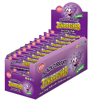 Jawbreakers 40x33gr 4-pack blackcurrant