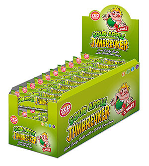 Jawbreakers 40x33gr 4-pack sour apple