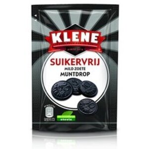 Klene suikervrij 12x100gr muntendrop