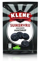 Klene suikervrij 12x100gr muntdrop zoet*