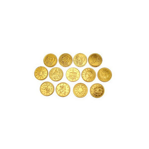 Sint chocolade euromunten goud 28mm 3gr