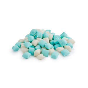 Felko schepsnoep 1kg kussentjes blauw wit*