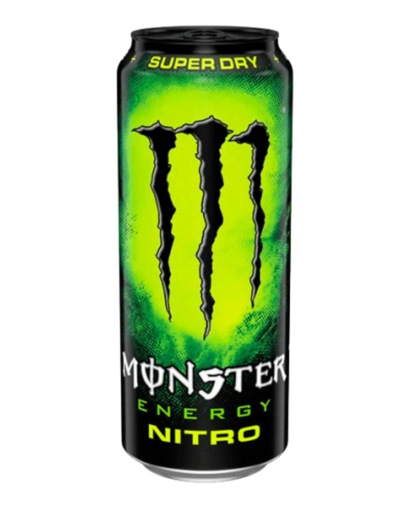 Monster blik 12x50cl Nitro groen
