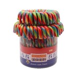 Candy canes wandelstokjes 72x12gr 13cm regenboog (X06006)