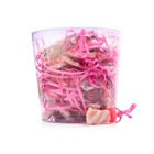 Geboorte babyvoetje 50x12gr roze-wit