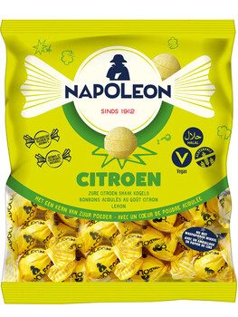 Napoleon schepsnoep 1kg citroen lempur (geel)