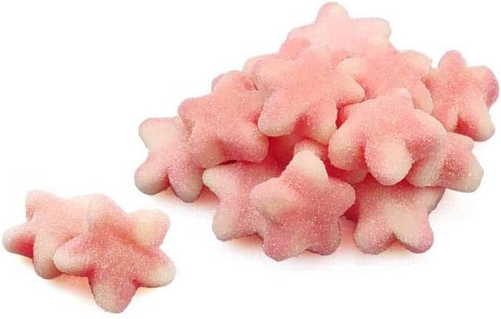 Dulceplus schepsnoep 1kg halal gesuikerd ster roze