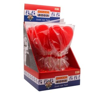 Holland Foodz lolly hart wijn 2 17x 80gr 27cm