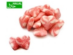Dulceplus schepsnoep 1kg halal gesuikerd aardbei hart