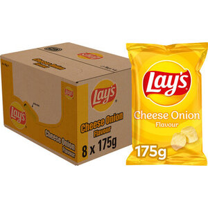 Lays chips 175gr cheese onion