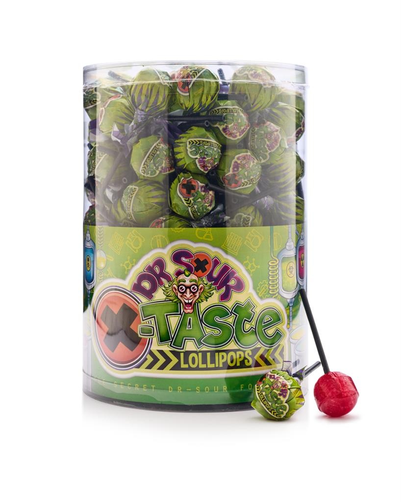 Dr. Sour X-taste lollipops x150