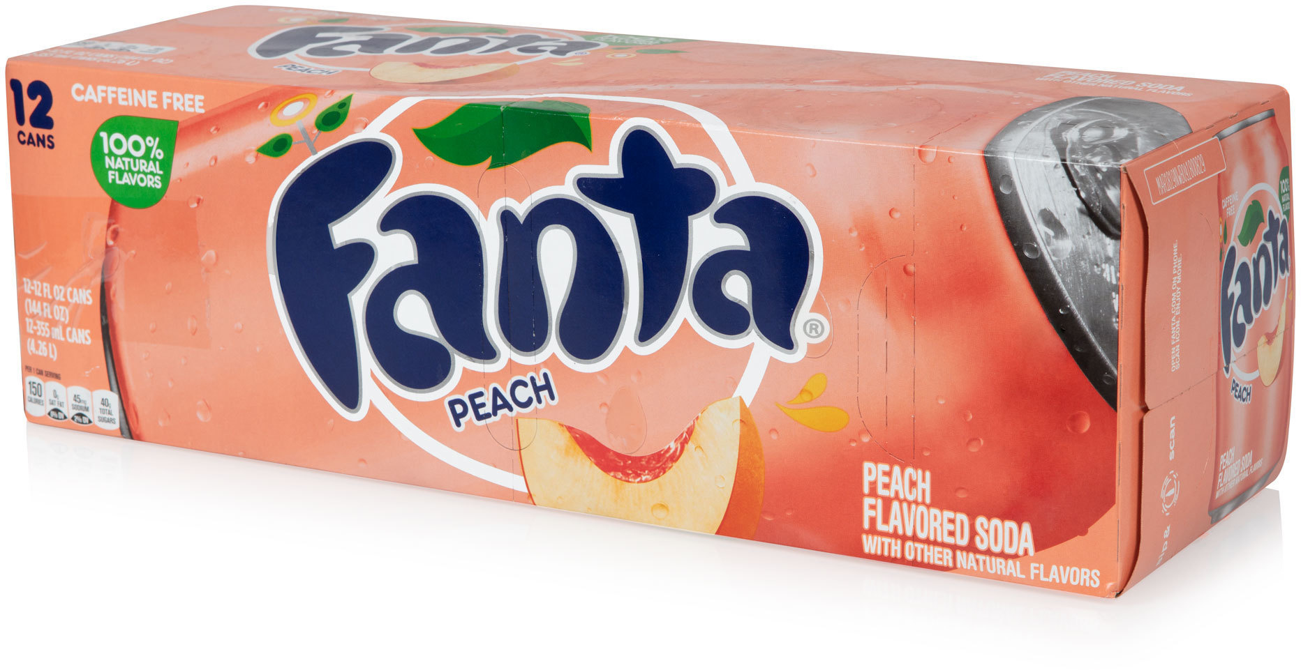 Amerikaans blik 12x355ml Fanta peach, foto 2 van 2