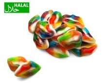 Dulceplus schepsnoep 1kg halal regenboog lippen