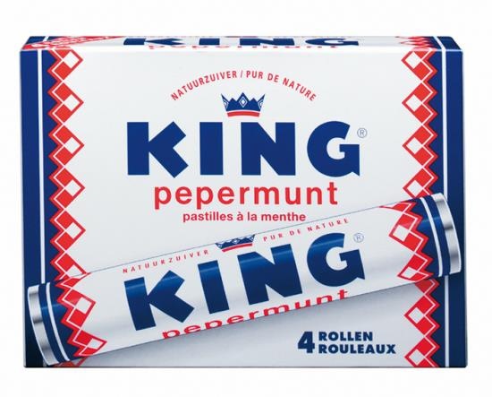 King rol pepermunt 24x4-pack