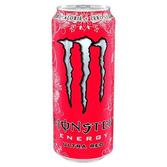 Monster blik 12x50cl ultra red - niet leverbaar