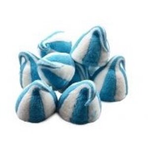 Fini spek twist hoedje 1kg blauw wit framboos