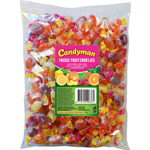 Carnaval (001) melange frisse fruitzuurtjes 1kg - actie