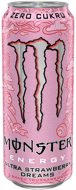 Monster blik 12x50cl NL ultra strawberry dreams