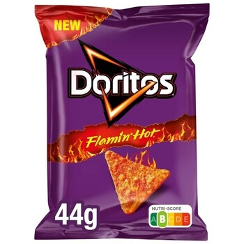Doritos chips 20x44gr flamin hot