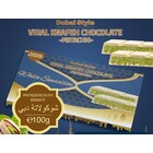 Dubai crunchy pistache chocobar melk 25x55gr