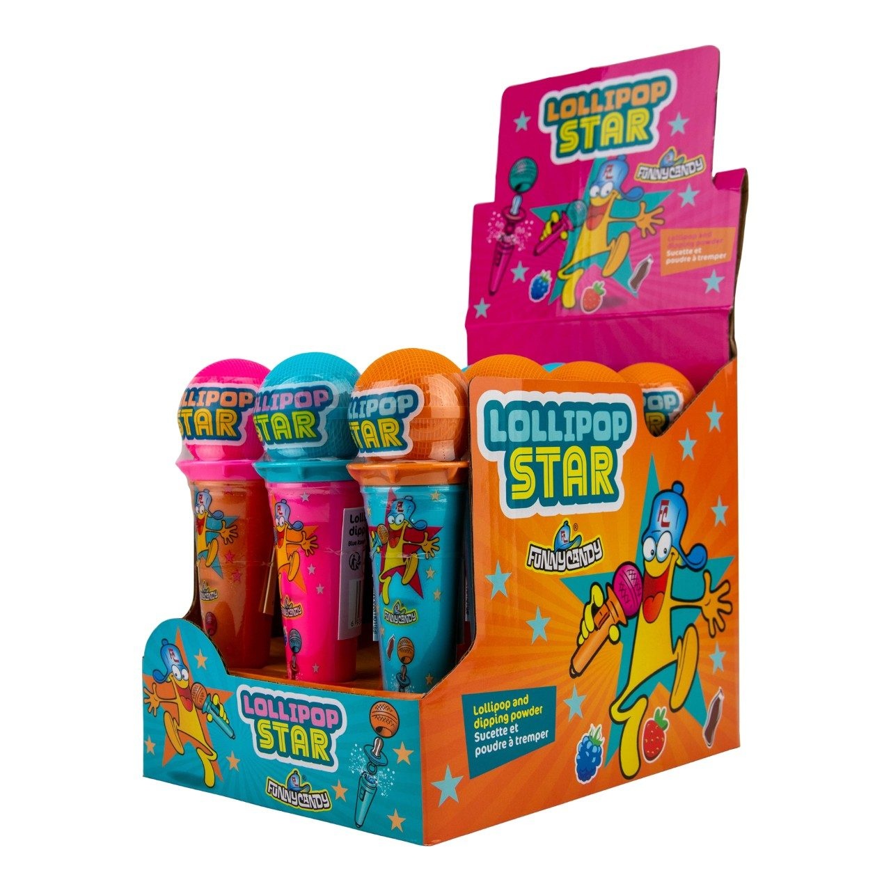 Funnycandy lollipop star 12x35gr