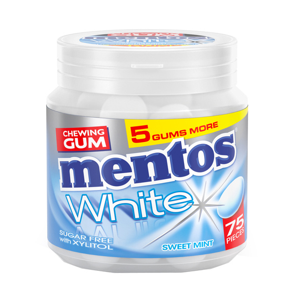 Mentos pot 8x112,5gr white sweetmint