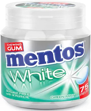 Mentos pot 8x112,5gr white greenmint