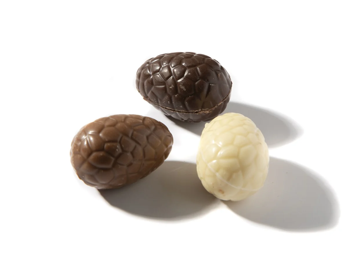 Pasen chocolade 5kg eitjes massief gemengd