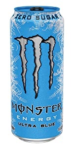 Monster blik 12x50cl ultra blue - niet leverbaar
