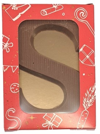 Sint chocolade letter S 75gr melk in doosje
