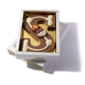 Sint luxe letter deco S 200gr melk in doosje